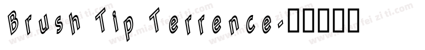 Brush Tip Terrence字体转换